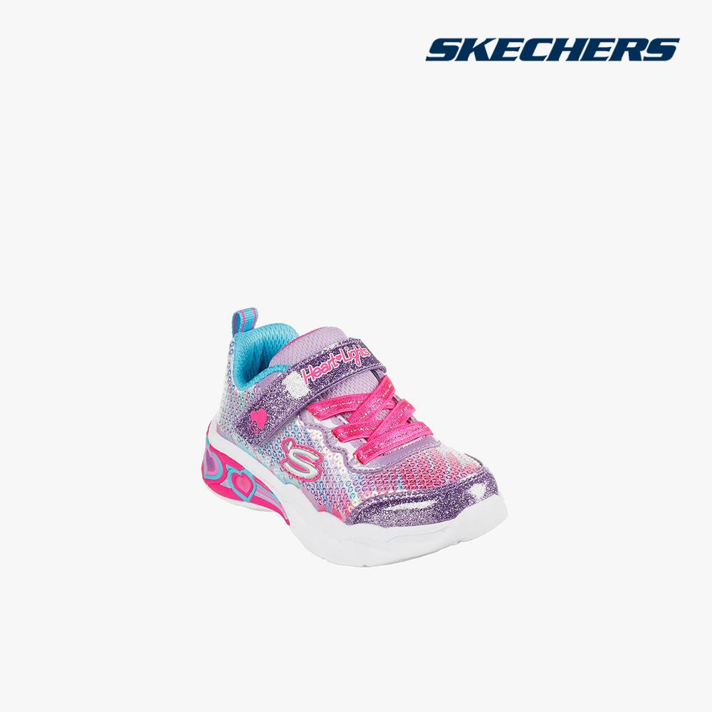 SKECHERS - Giày sneakers bé gái cổ thấp Sweetheart Lights 302313N