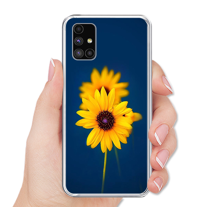 ỐP LƯNG DẺO CHO ĐIỆN THOẠI SAMSUNG GALAXY M51 - 0340 SUNFLOWER07 - HÀNG CHÍNH HÃNG