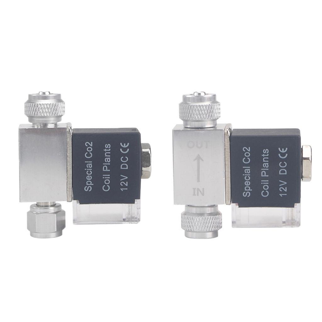 CO2 Aquarium Electric Solenoid Valve Magnetic Valve US Plug