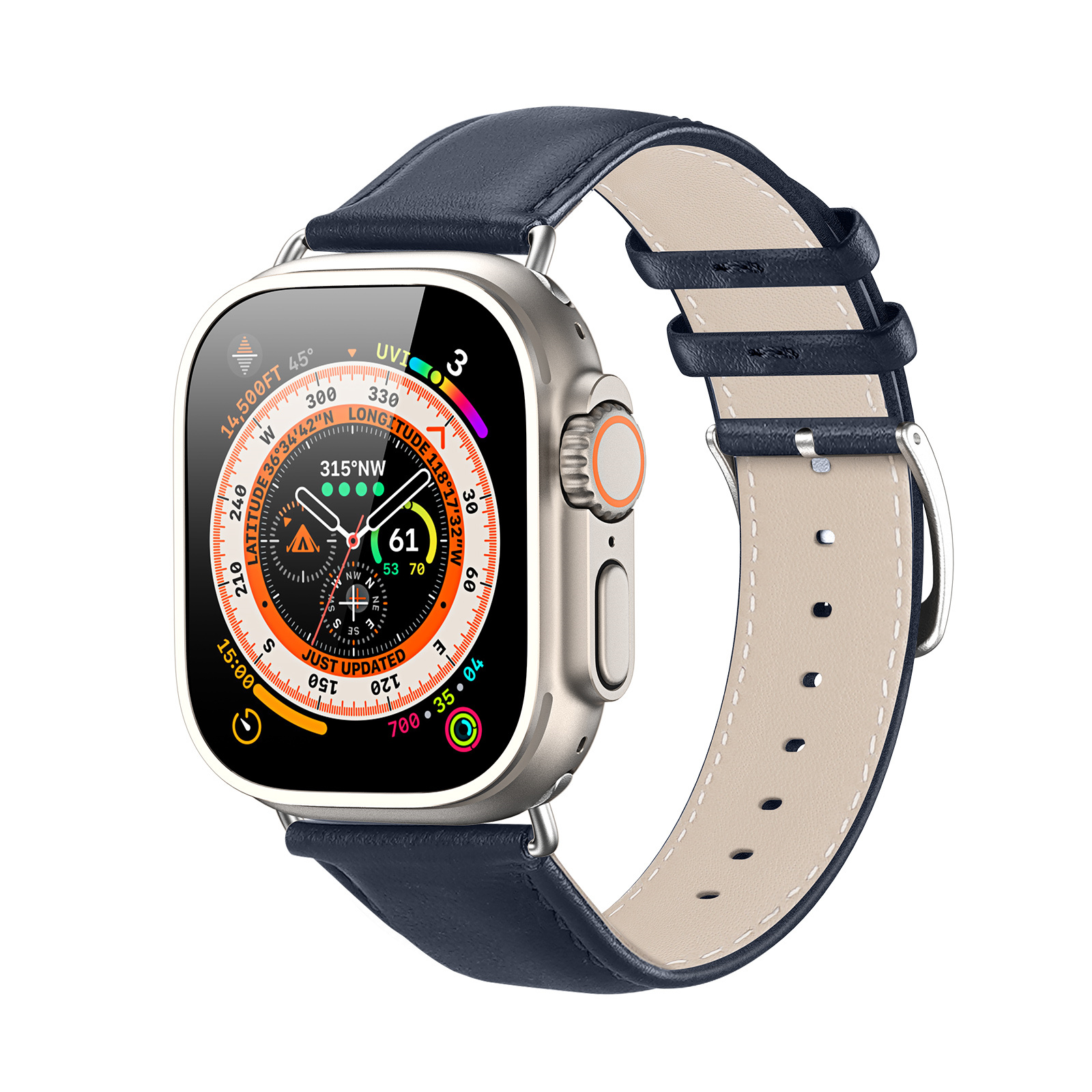 Dây da Dux Ducis Dành Cho Apple Watch Ultra 2 / 1, Apple Watch Series 9-1/SE/SE 2022, Dux Ducis YS Series_ Hàng chính hãng