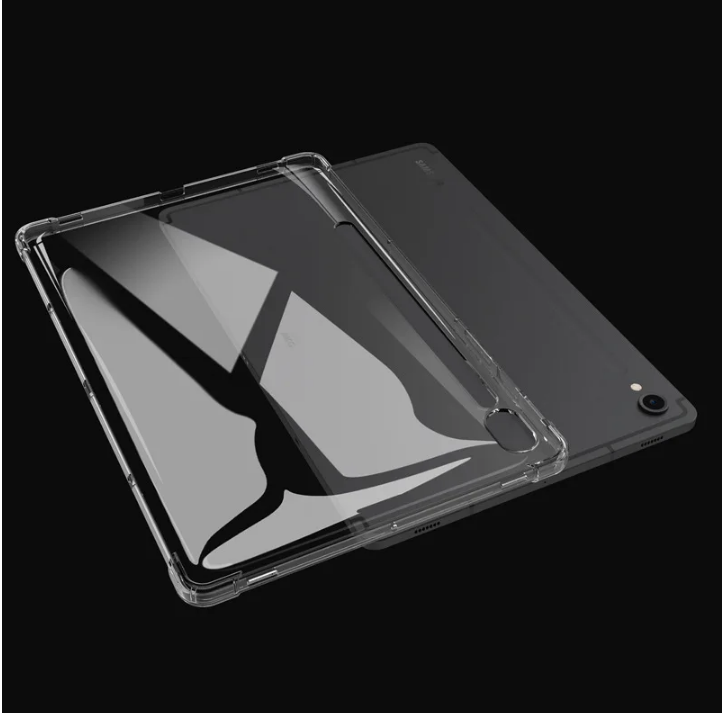 Ốp lưng cho Samsung Galaxy Tab S9 Fe silicon dẻo trong suốt chống sốc  - hàng nhập khẩu