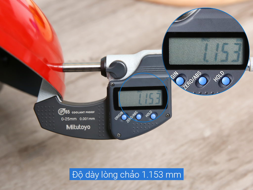 Chảo nhôm chống dính lòng sâu 24cm Rainy - Hàng Chính Hãng