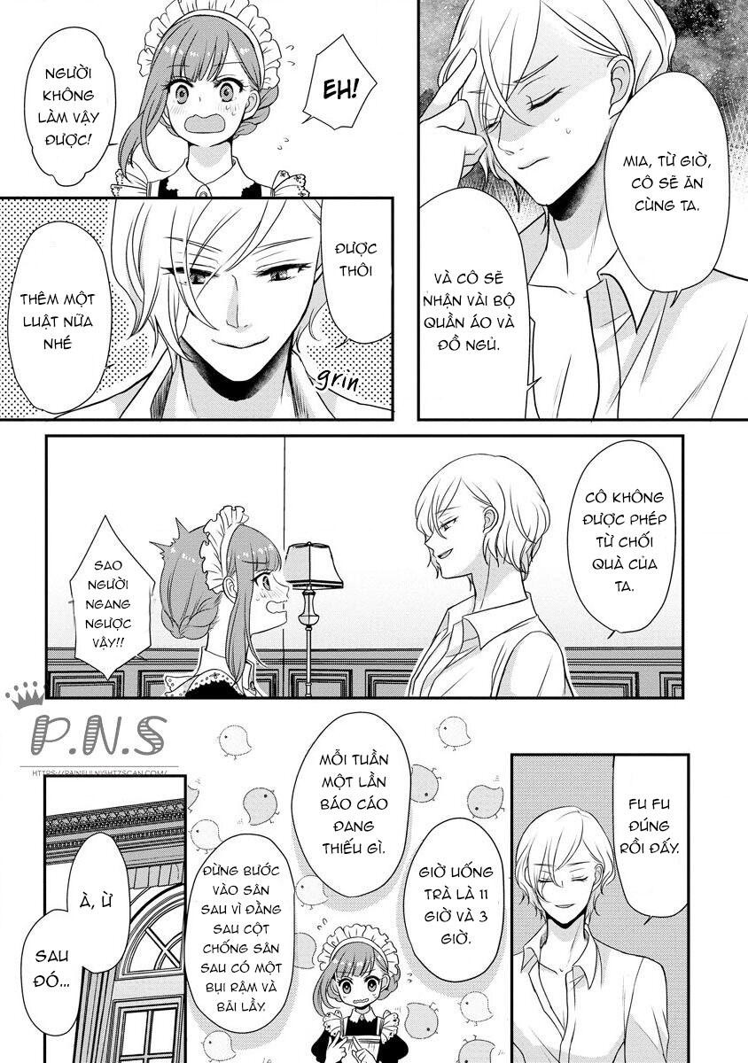 cô hầu dễ thương cùng chàng quý tộc điển trai chapter 2.1 6