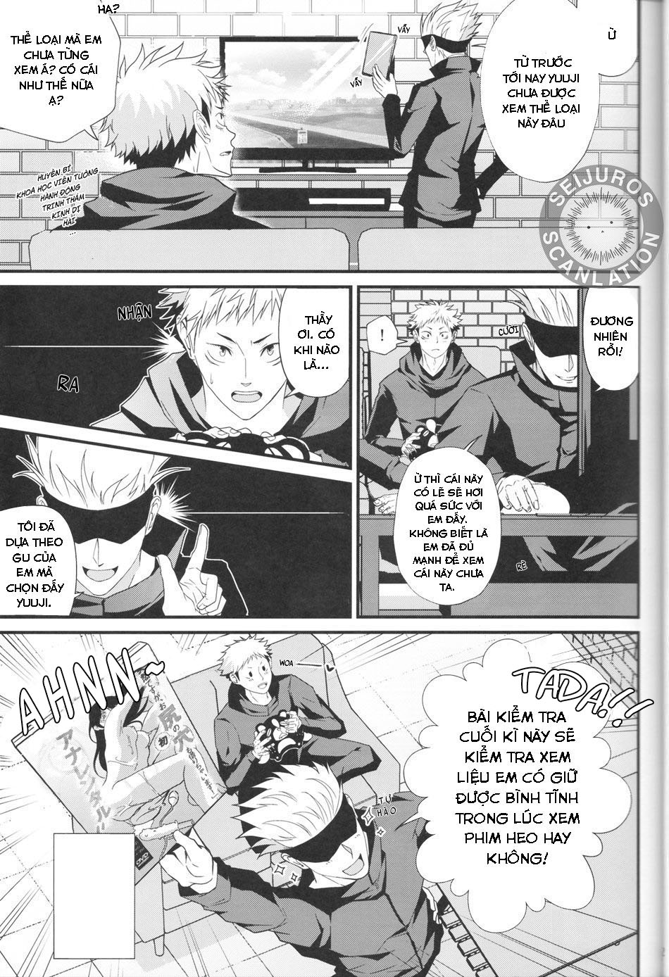 bài kiểm tra cuối kỳ của thầy gojo chapter 0 4