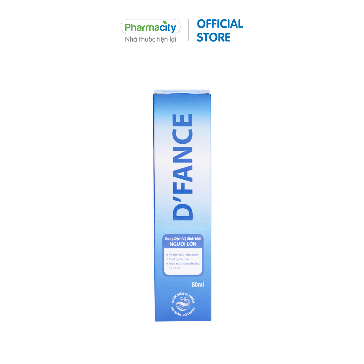 Dung dịch vệ sinh mũi D’fance (80ml)