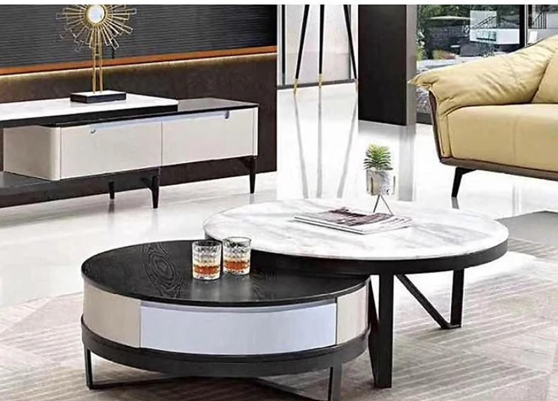 Bàn Sofa Mặt Đá Hiện Đại Nhập Khẩu Tundo HHP-BSF2817 Cao Cấp