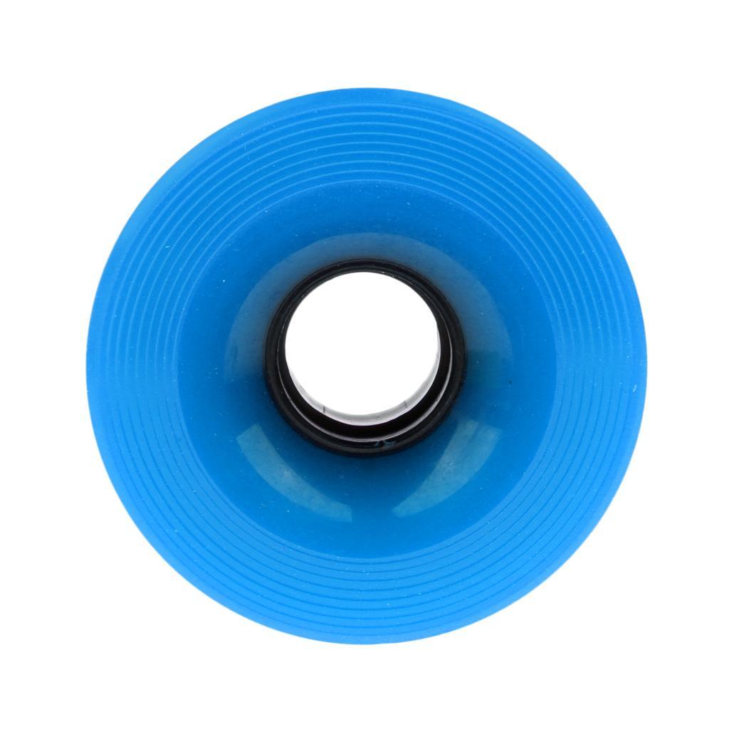 2pcs PU Skateboard Wheels Longboard Replacement Wheels Cruiser Accessories 70x51mm