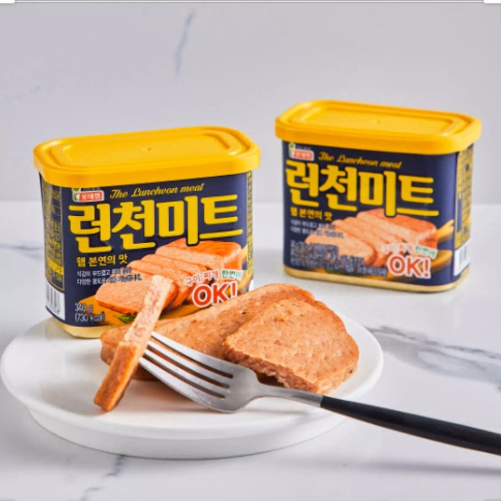 [Date 03/2026] Thịt Hộp The Luncheon Meat hiệu OK Hàn Quốc 340g