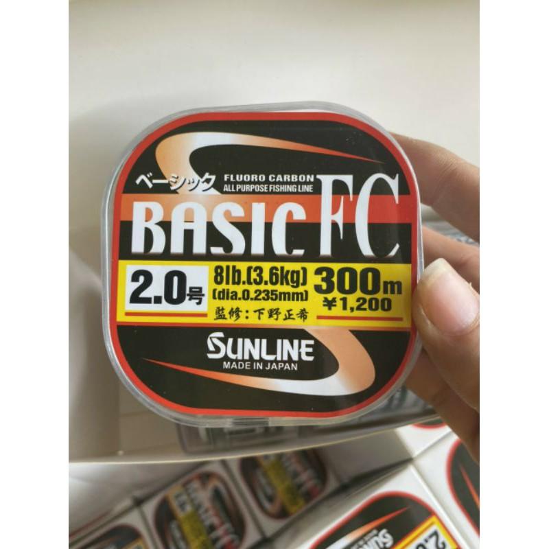 Cước câu cá Sunline basic FC 300m