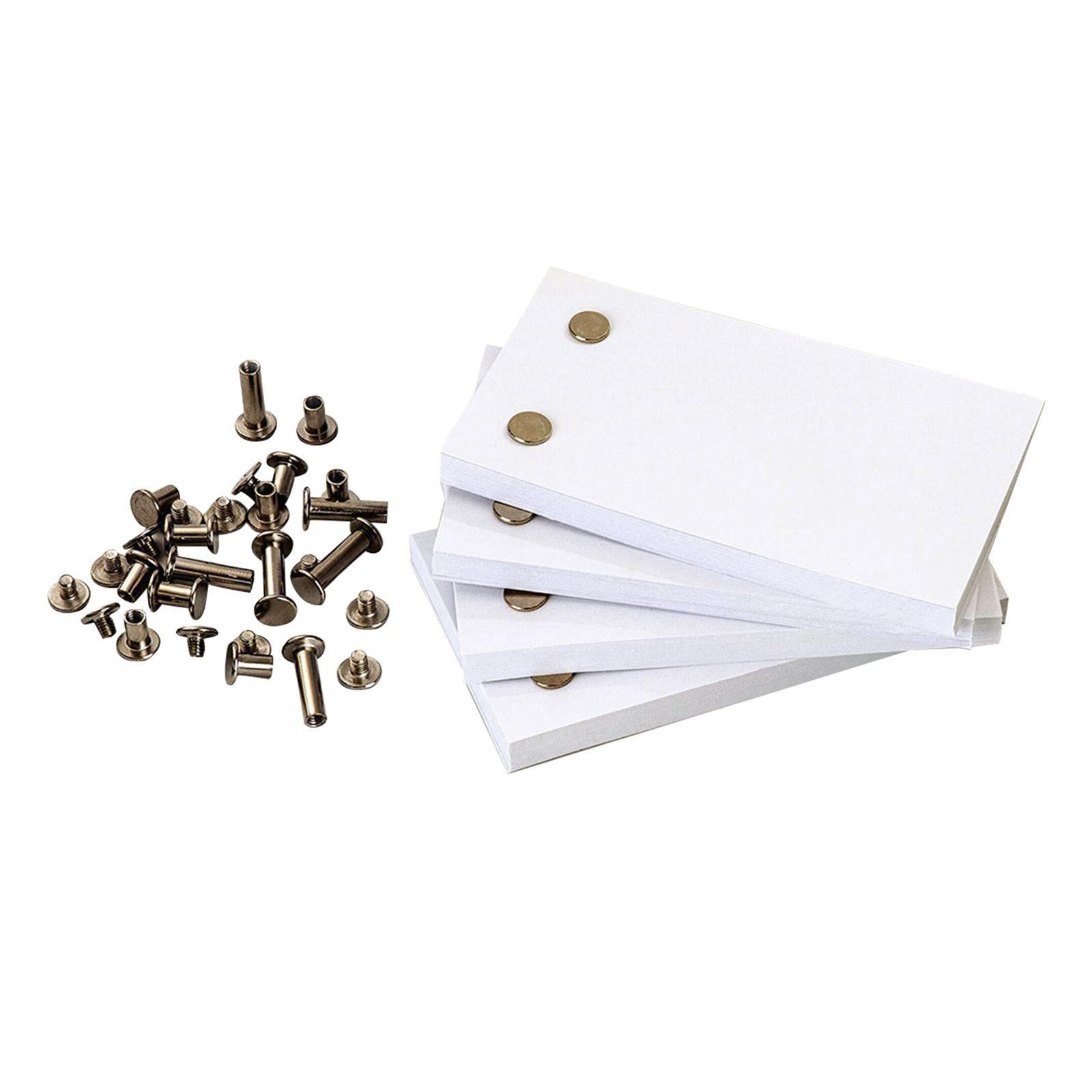Blank  Paper with Holes Pages Flipbook Animation Paper