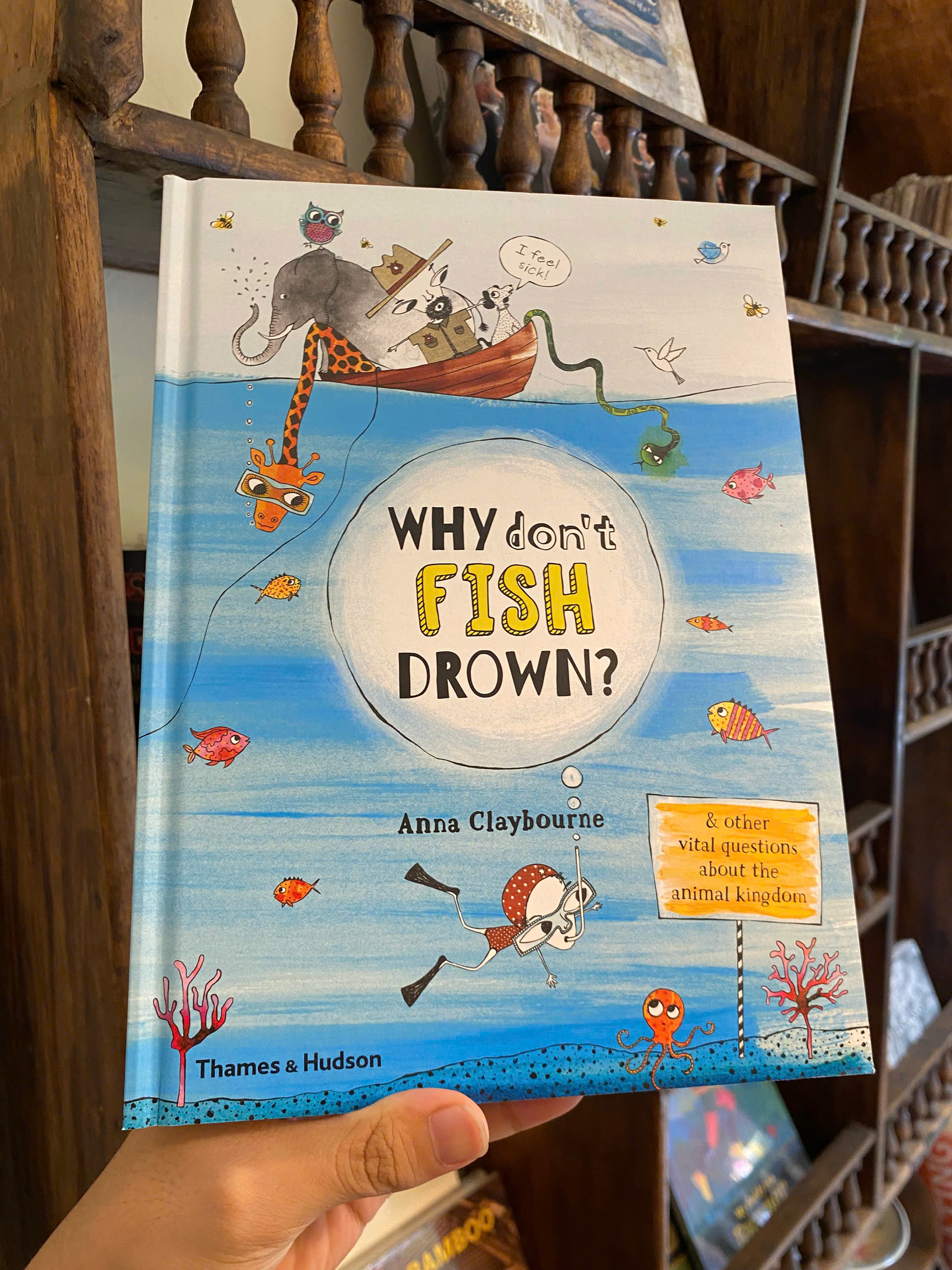 Sách - Why Don't Fish Drown? by Anna Claybourne | English Children's Book - Animal Encyclopedia