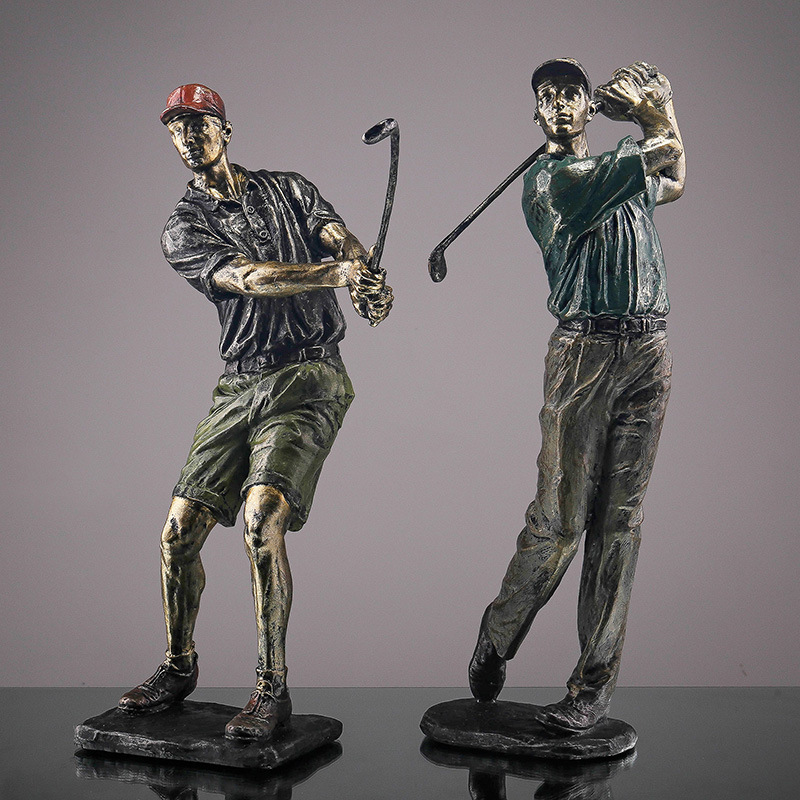 Tượng Đánh Golf Décor - Trang Trí Để Bàn, Kệ Tủ, Quà Tặng Sếp
