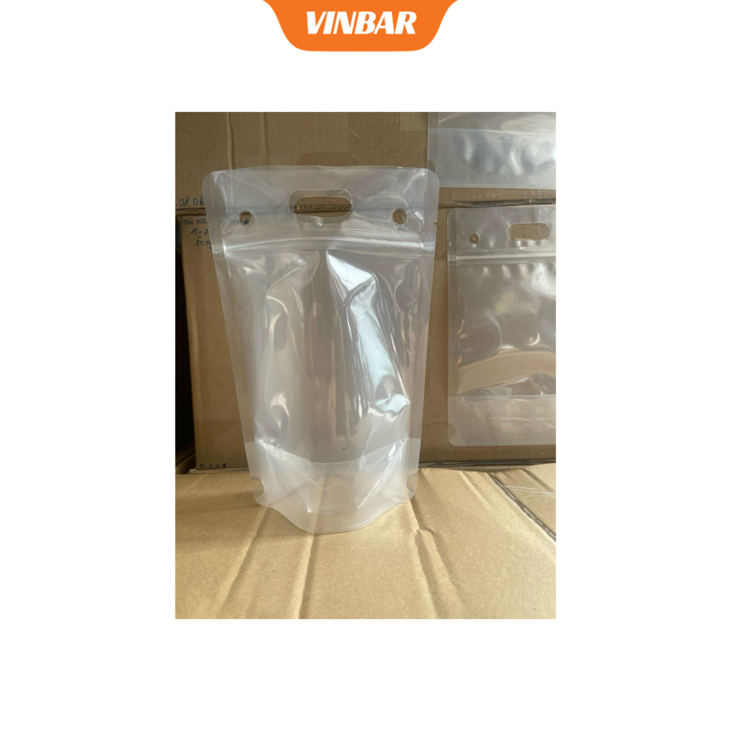 TÚI ZIP ĐỰNG TRÀ KHÔNG IN 500ML SIZE 15 x 22 cm ( 1KG KHOẢNG 105 CÁI )