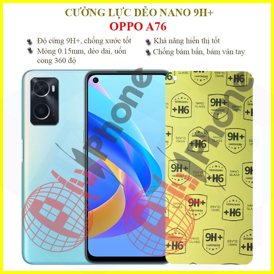 Dán cường lực dẻo nano dành cho Oppo A76