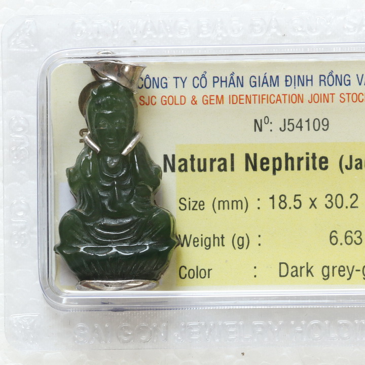Tượng Phật Ngọc Bích - Tượng Phật Phong Thủy - Đá Phong Thủy Ngọc Bích - J54109