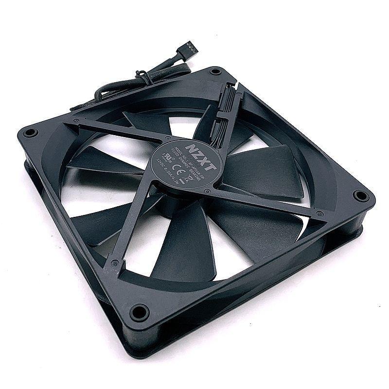 NZXT Aer P 140mm Vỏ máy tính Quạt CPU Màu đen 4 PIN PWM Quạt tản nhiệt CPU Quạt thay thế ban đầu