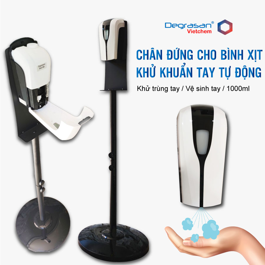 Chân đứng cho máy phun xịt cồn sát khuẩn tự động