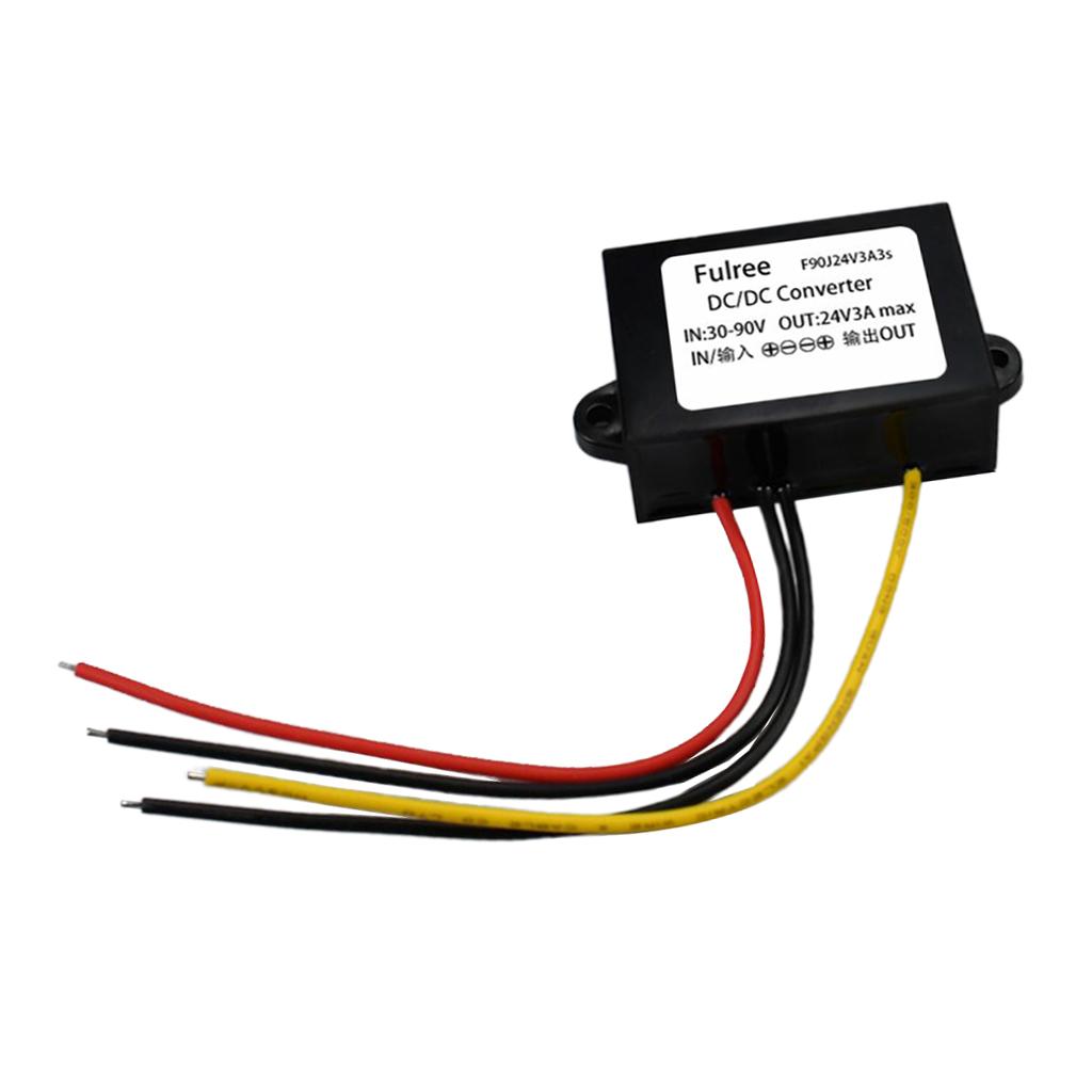 DC/DC Power Converter Regulator Module Adapter 30-90V to 24V 3A