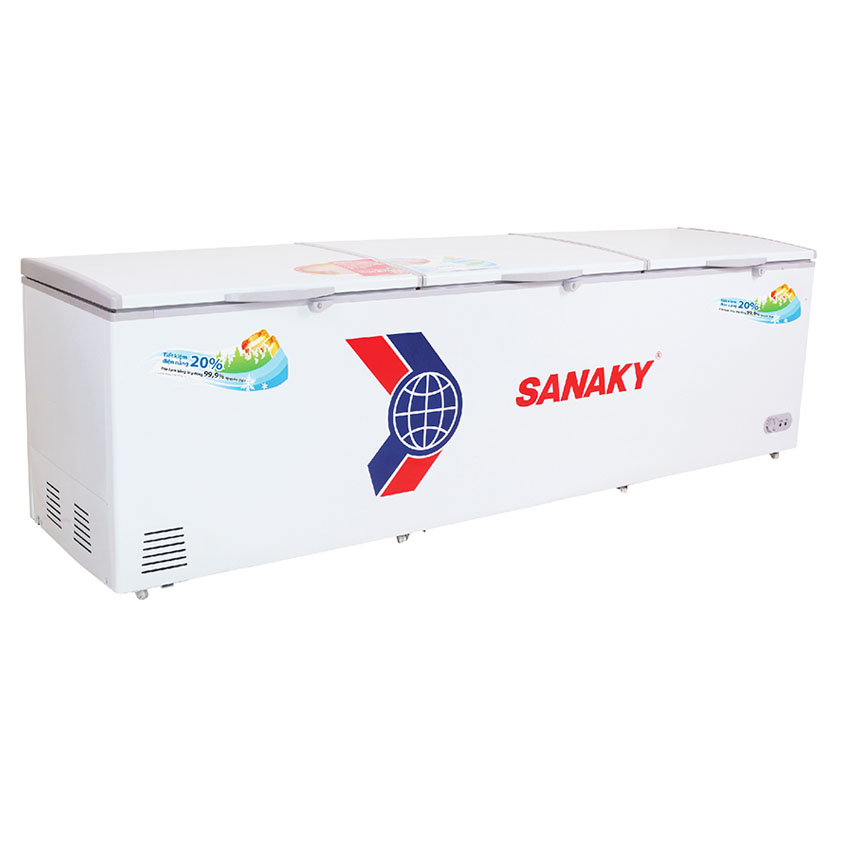 TỦ ĐÔNG 3 CÁNH SANAKY 900 LÍT VH-1199HY ĐỒNG (R600A) - hàng chính hãng - chỉ giao HCM