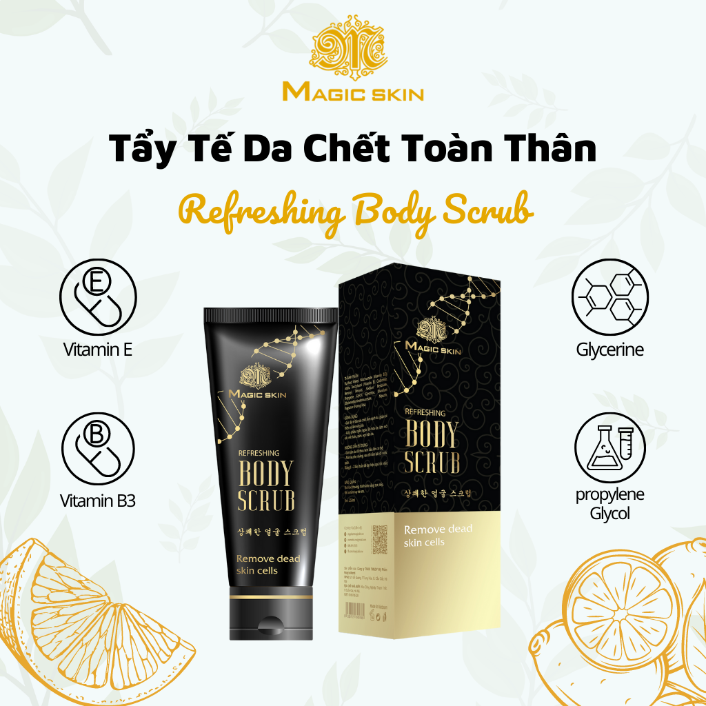 Tẩy Da Chết Toàn Thân Magic Skin - Body Scrub Gel 350ml