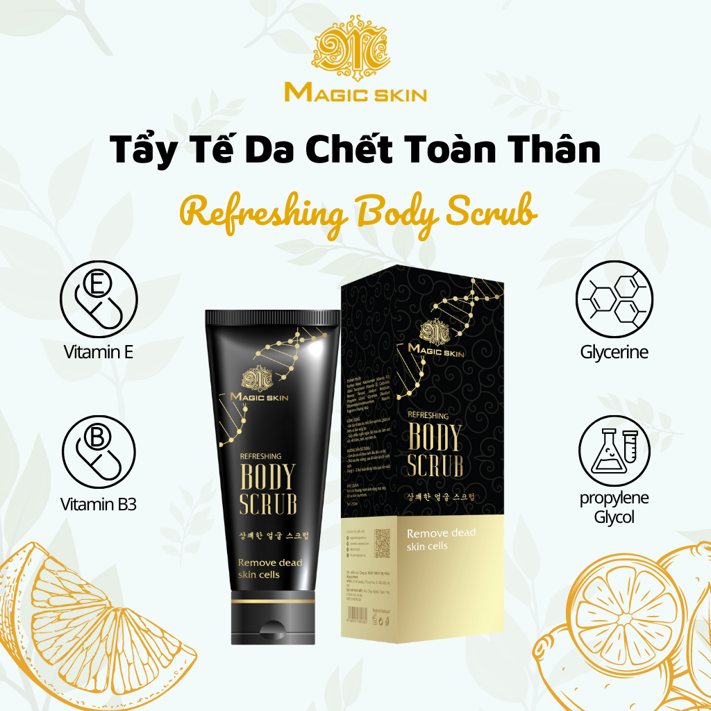 Tẩy Da Chết Toàn Thân Magic Skin -  Body Scrub Gel 350ml