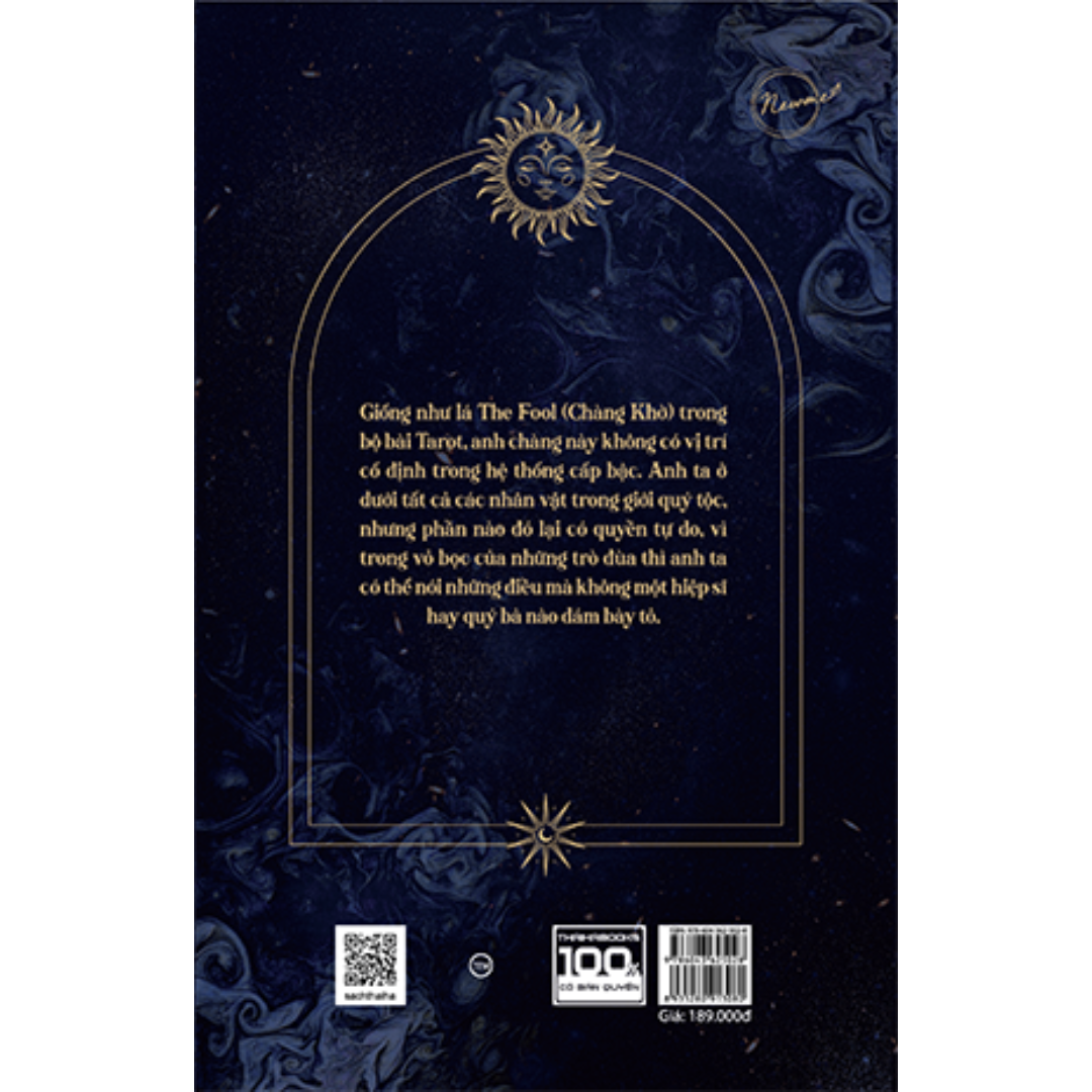 Sách - Tarot Wisdom : 22 Lá Bài Ẩn Chính – Hành Trình Của Chàng Khờ