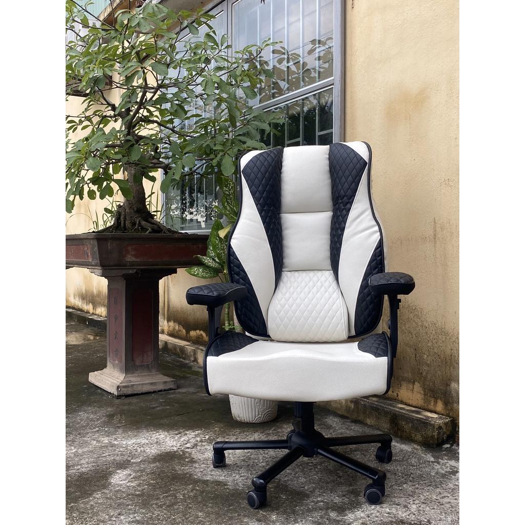 Ghế Gaming, Ghế Giám đốc GG001 Trắng Đen