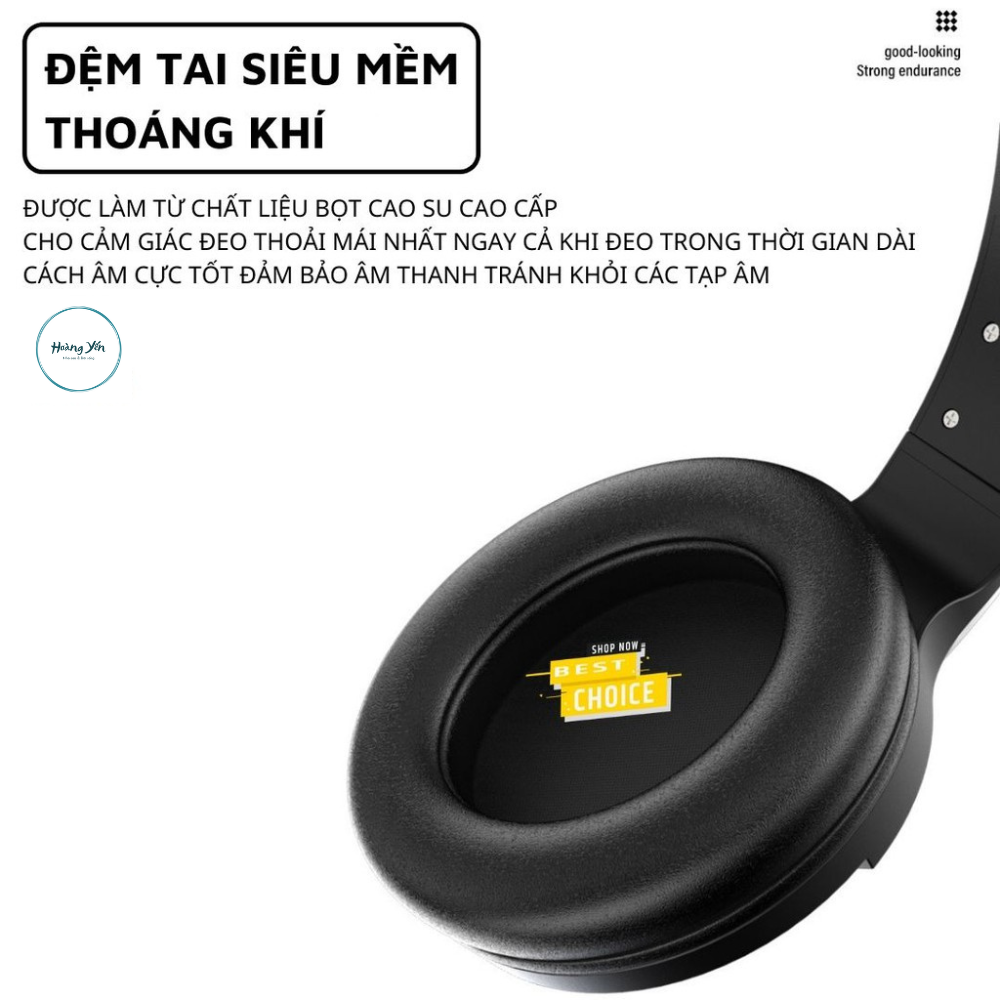 Tai nghe bluetooth headphone gaming  Super Bass đèn led đổi màu RGB dùng cho điện thoại máy tính pc laptop