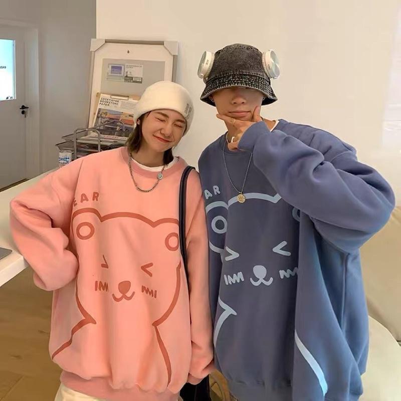 ÁO SWEATER Gấu Hello, Áo Nỉ không mũ (ảnh thật + video