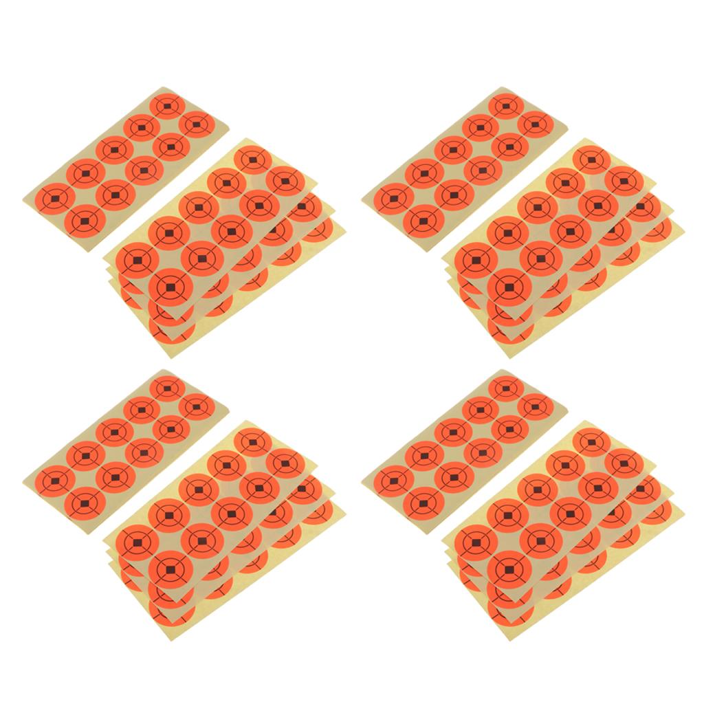 1000pcs 1.6" Multi Size Splatter Shooting Targets Stickers,Adhesive Reactive Paper Targets for Shooting Practice Training