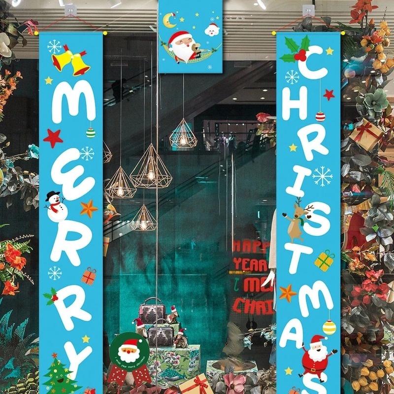 Set 3 Phụ Kiện Treo Trang Trí Giáng Sinh Hình Ông Già Noel / Người Tuyết