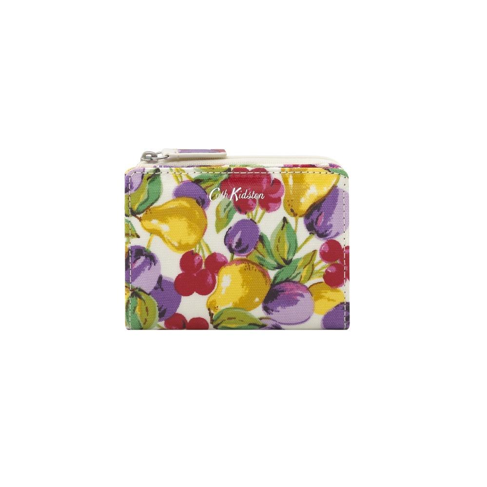 Cath Kidston - Ví cầm tay Small Card &amp; Coin Purse Small Painted Fruit - 1002706 - Warm Cream