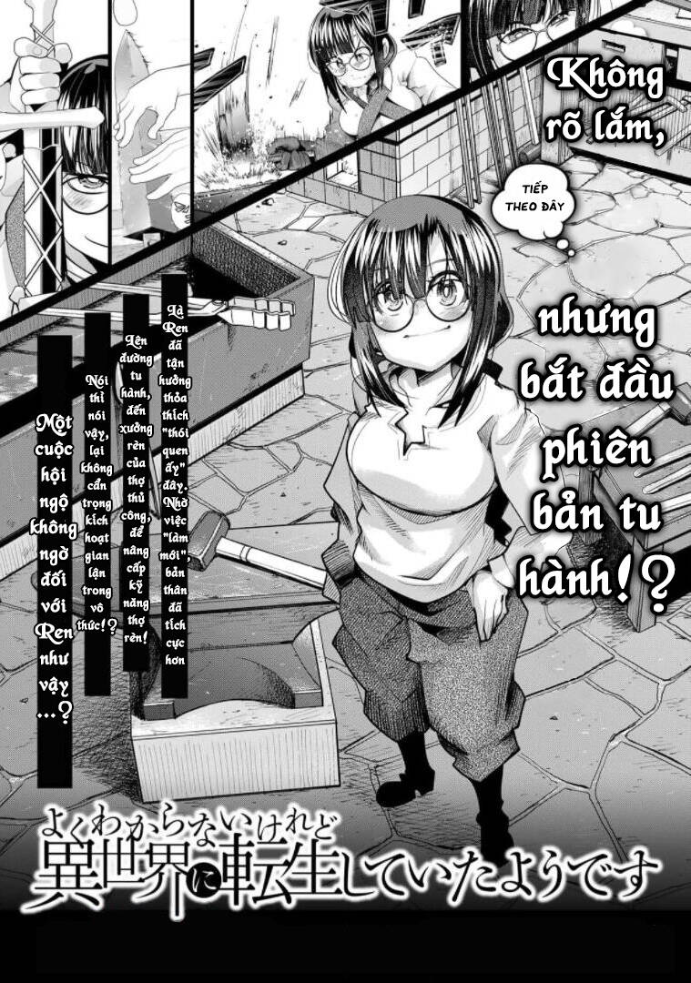 chuyển sinh thành con gái, tôi sẽ sinh tồn tại dị giới - yoku wakaranai keredo isekai ni tensei shiteita you desu chapter 32 33