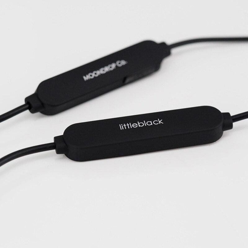 Cáp Bluetooth 5.0 Cao Cấp Moondrop Littleblack Bluetooth 5.0 High quality Bluetooth Cable support Aptx for KZ TRN TFZ earphones