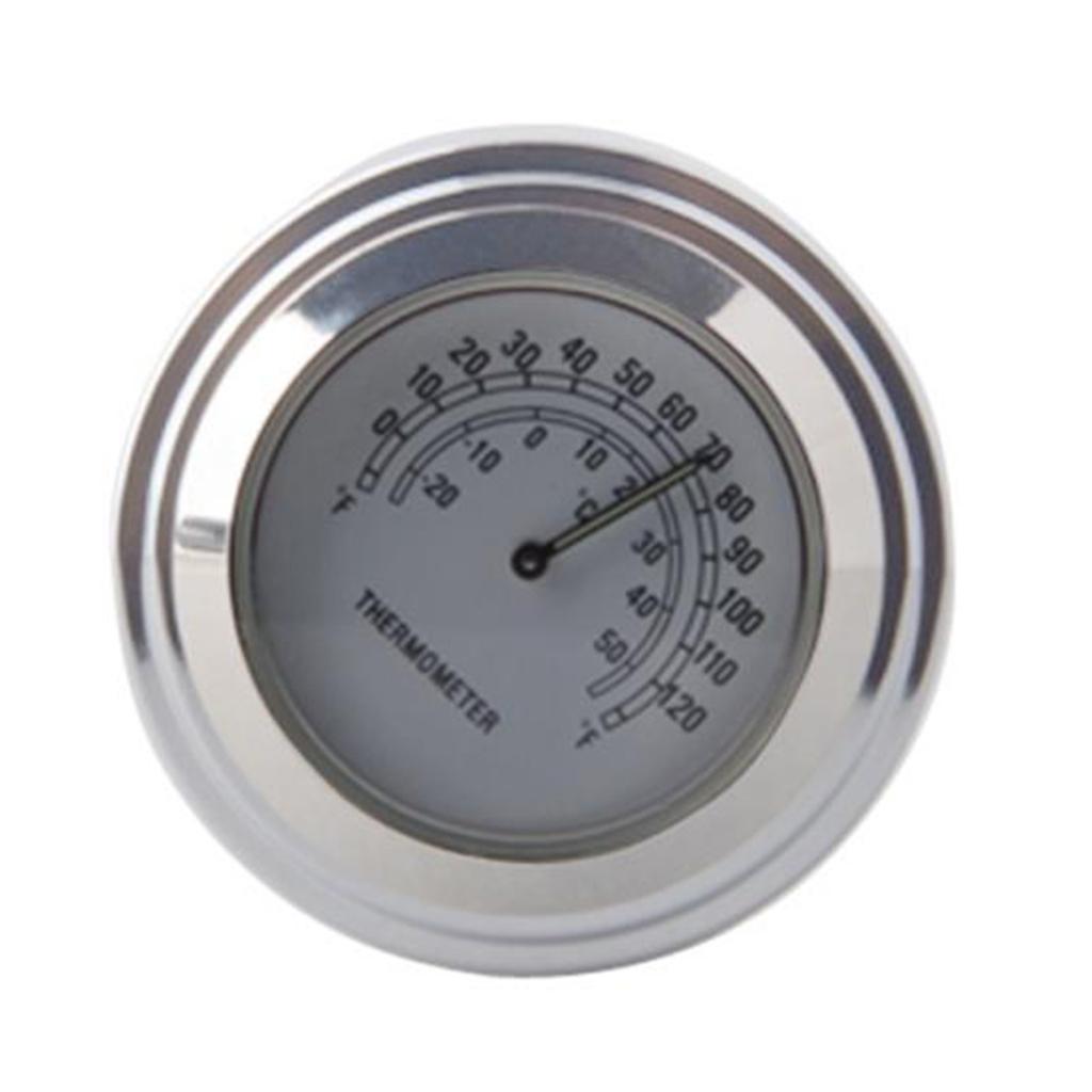 2pcs/set Motorcycle 7/8" 1" Handlebar  Clock & Temp  Kit