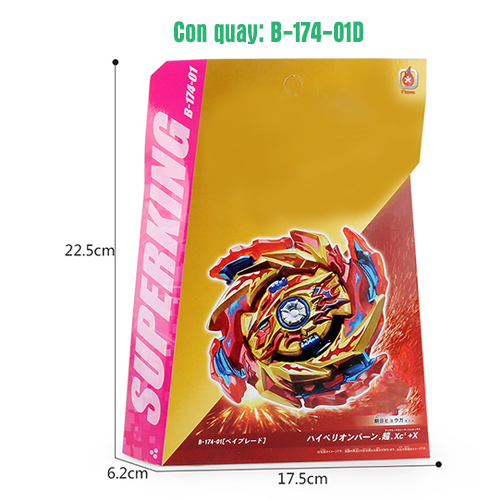Đồ Chơi Con Quay B174-01D Kèm Tay Quay | Con Quay BEYBLADE B174-01D