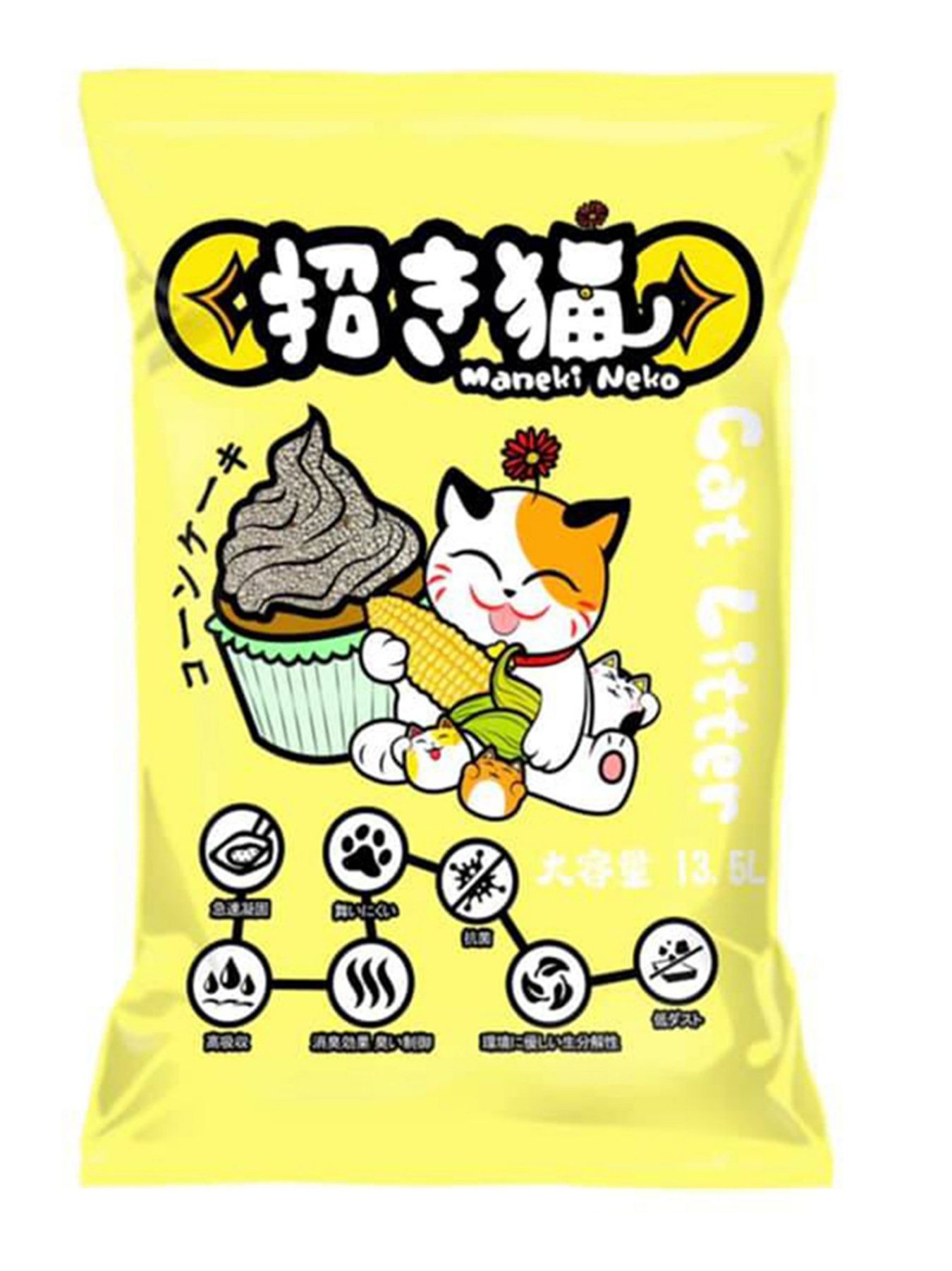 Maneki Neko Cat Litter -Cát Vệ Sinh Cho Mèo Công Nghệ Nhật Bản - Túi 5L