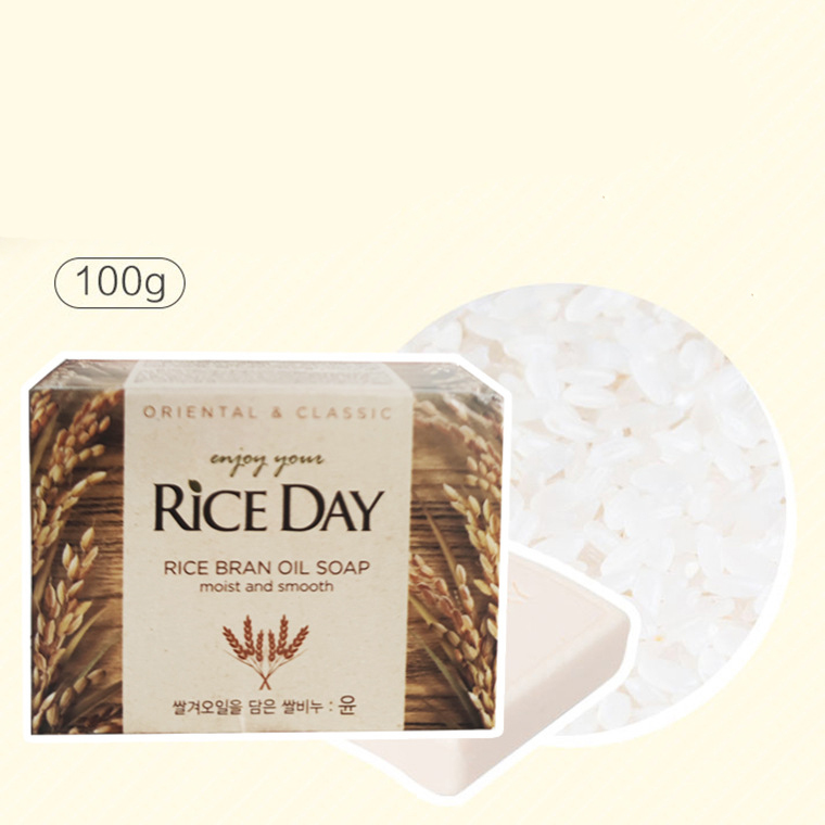 Xà phòng hỗ trợ dưỡng sáng da Rice Day Soap Hàn Quốc 100g