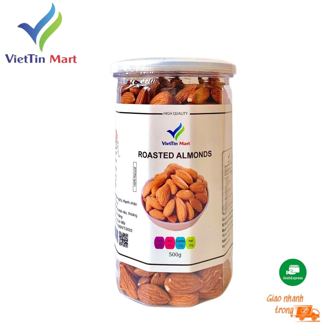 Hạnh Nhân Tách Vỏ Viettin Mart 500g