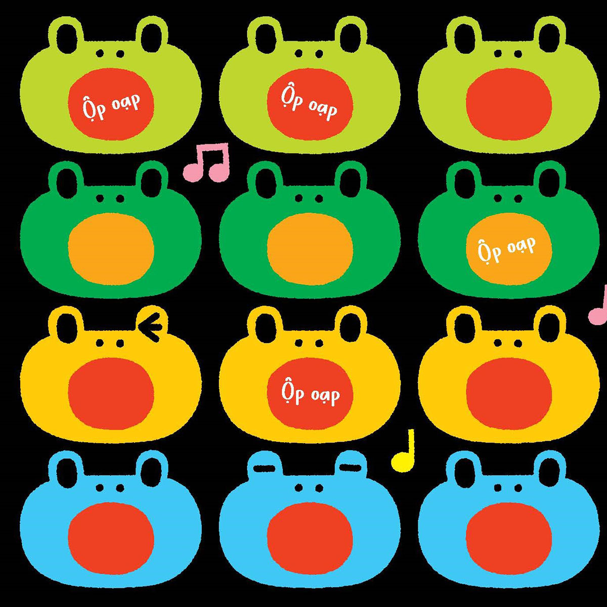 Ộp oạp, ộp oạp! Màu xanh - Mình cùng vui chơi nhé!