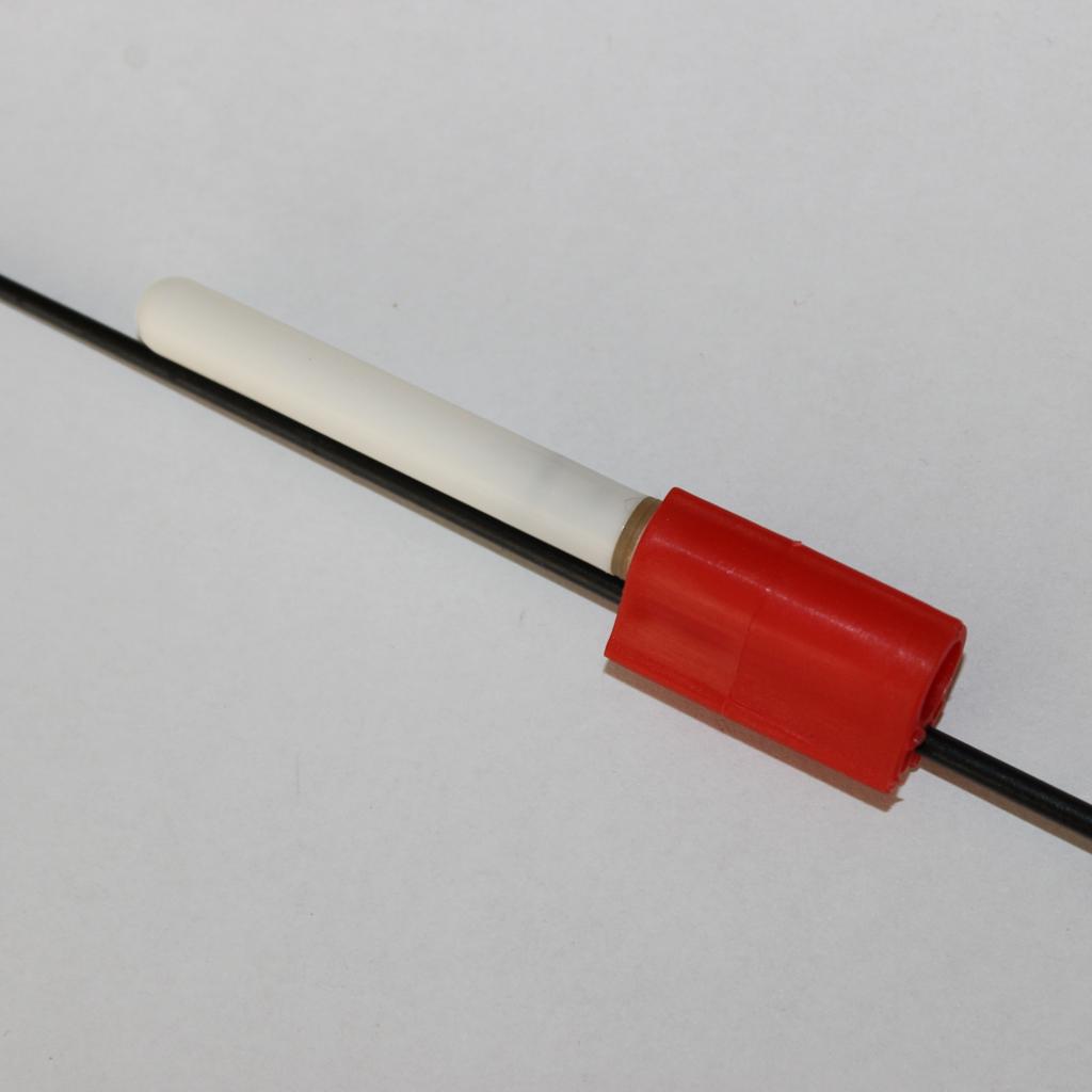 2xFishing Rod Luminous Stick Light LED Removable Float Night Tackle Red