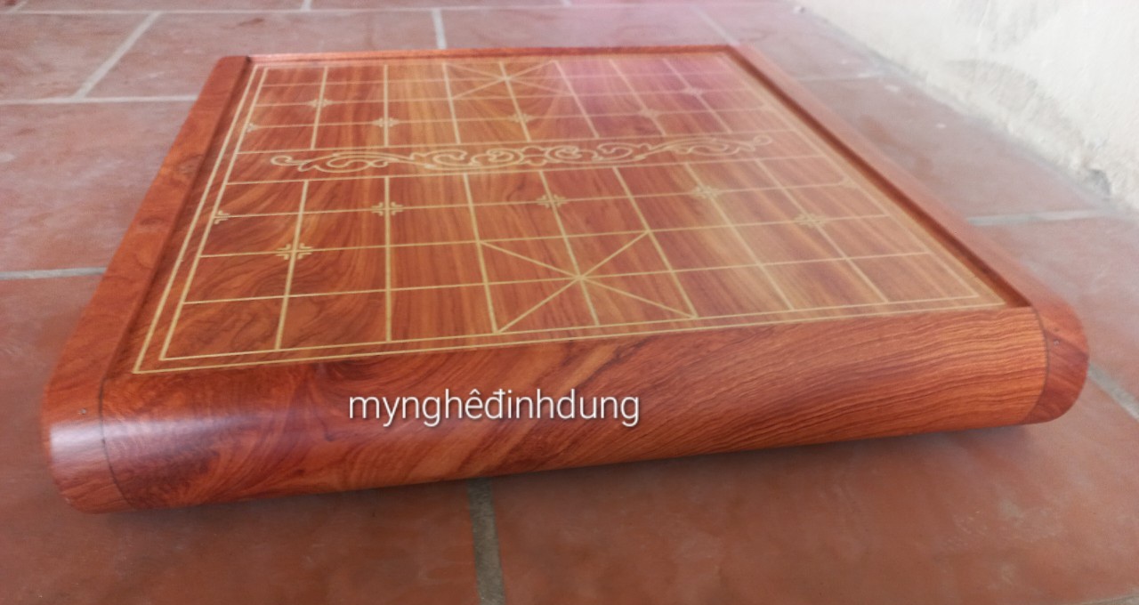 Bàn cờ tướng bằng gỗ hương đá víp kt 55×60×8cm