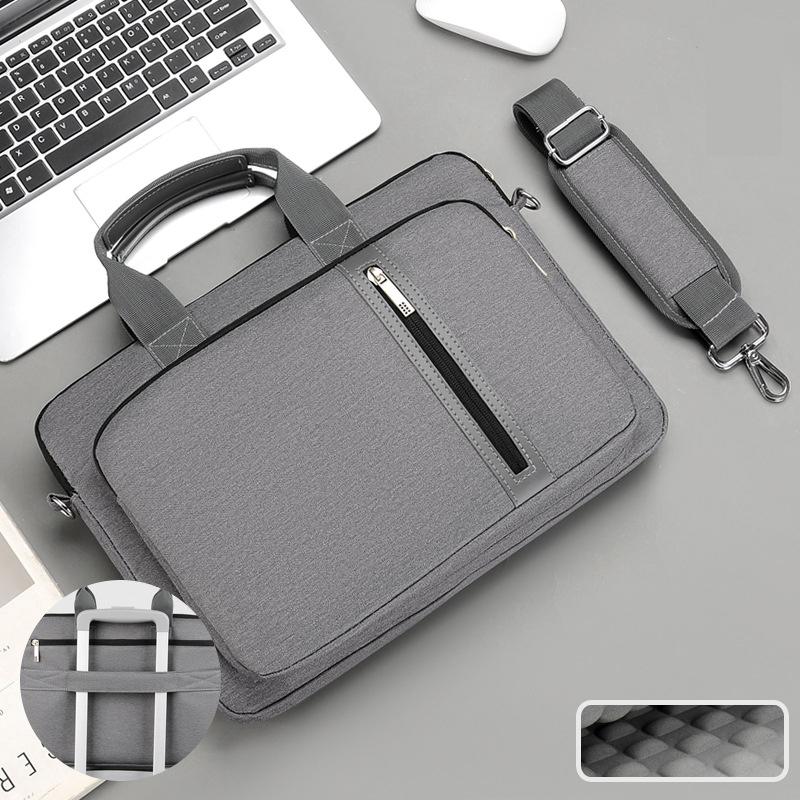 Túi Laptop Xách Cặp Dùng Cho Macbook Air 13 Ốp Lưng Xiaomi Samsung HP Cho 13 14 15.6 17.3 Inch Di Động Chống Sốc túi Đeo Vai