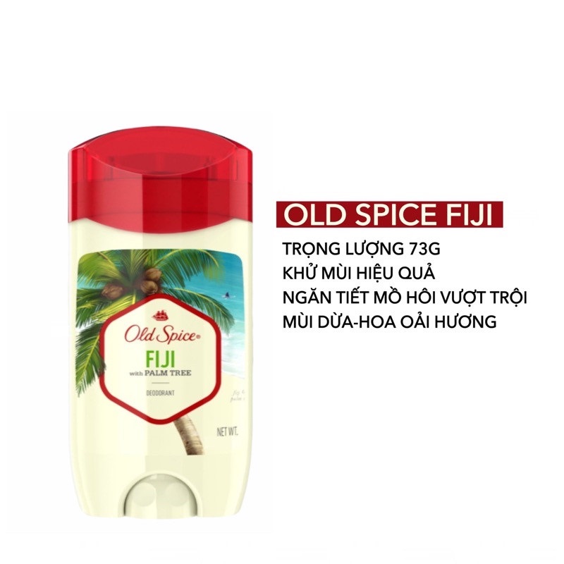 Lăn Khử Mùi Cho Nam Hương Thư Giãn Nhẹ Nhàng Old Spice FIJI 73g