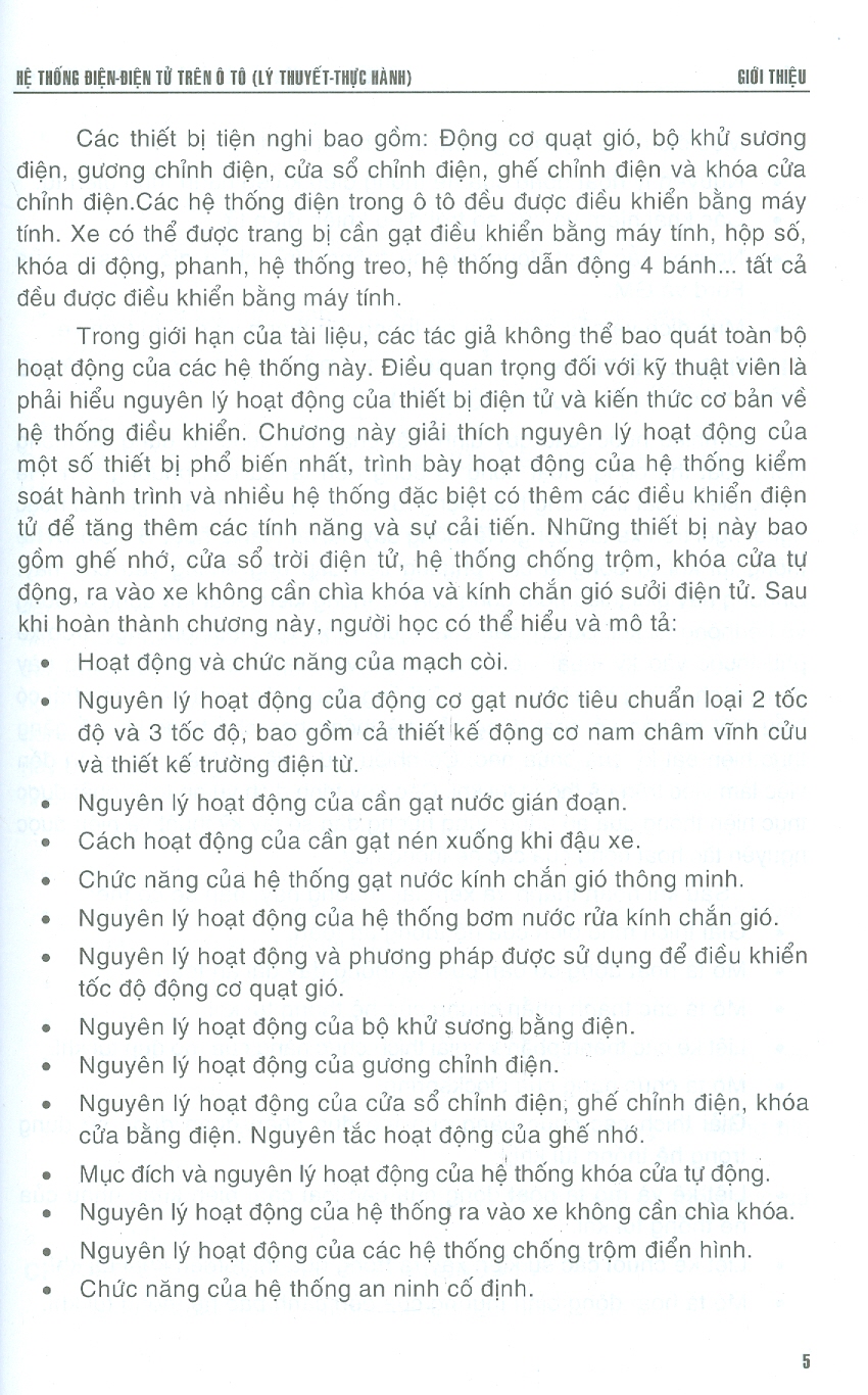 Hệ Thống Điện - Điện Tử Trên Ô Tô
