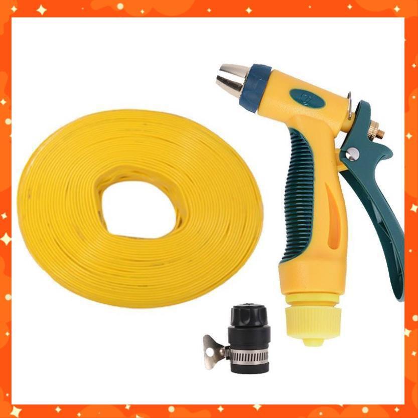 Bộ dây vòi xịt nước rửa xe,tưới cây tăng áp 3 lần 20m