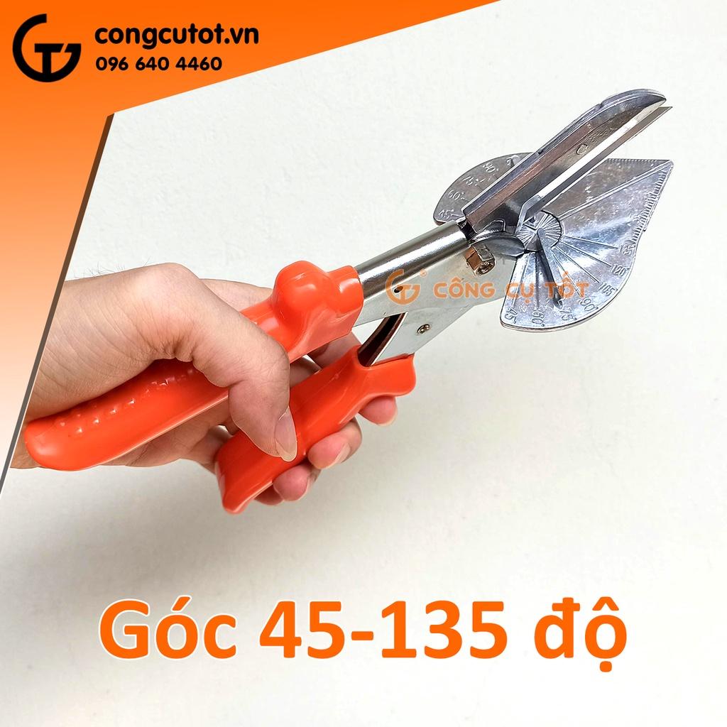 Kéo cắt góc điều chỉnh dùng lưỡi dao trổ hình thang