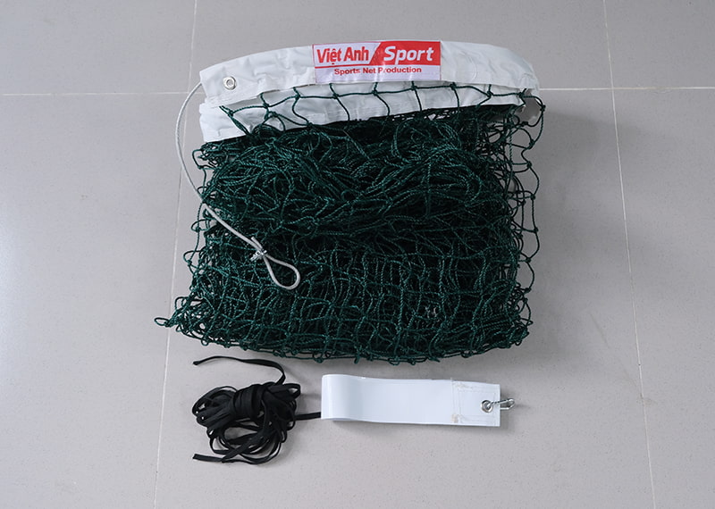 Lưới pickleball Việt Anh chất liệu CPE dài 6,4 m cao 81cm, lưới môn pickleball chống nước thích hợp để trong nhà và ngoài trời