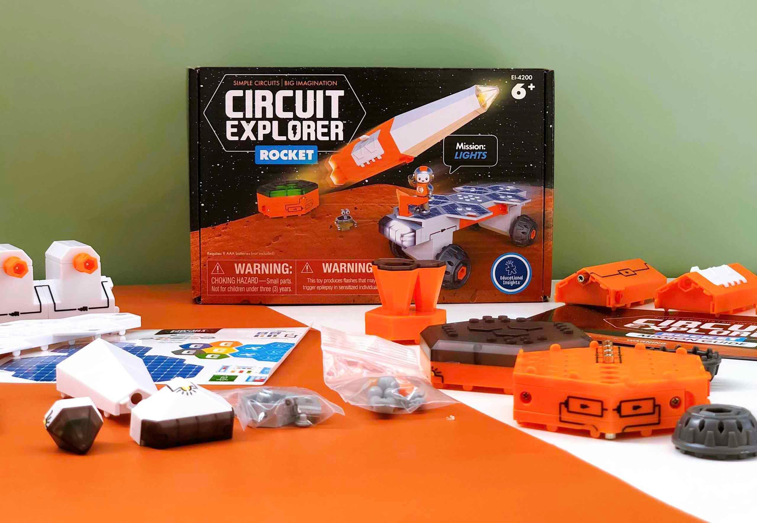 Educational Insights Nhà thám hiểm mạch điện mô hình tên lửa - Circuit Explorer Rocket