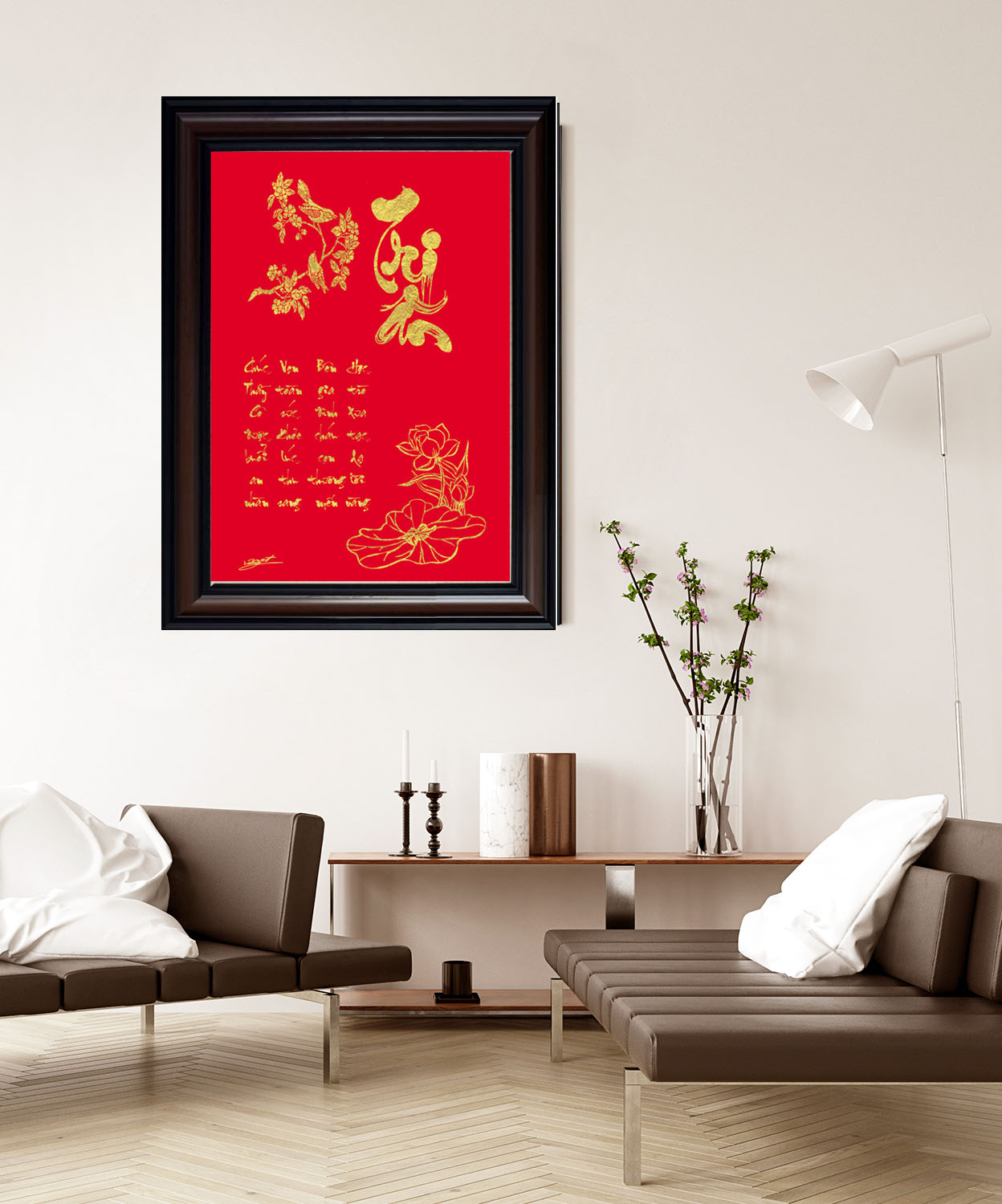 Tranh quà tặng tri ân Thầy Cô về hưu
